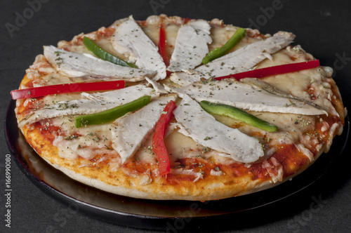 Chicken and Pepper Pizza