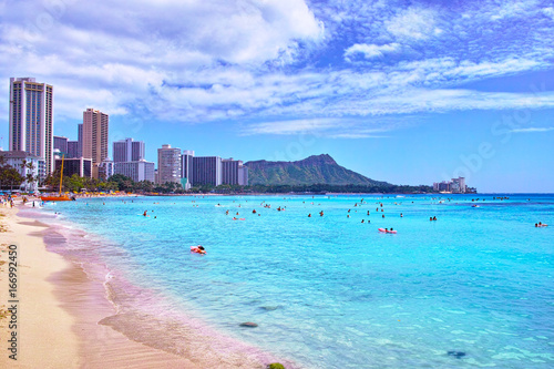 ハワイ　ワイキキビーチ