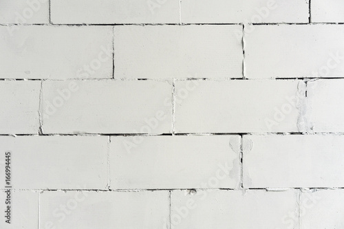old white brick wall texture background © Masarik