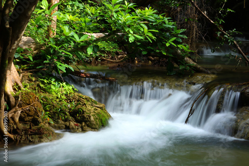 Fototapeta Naklejka Na Ścianę i Meble -  Huay Mae Kamin waterfall, Kanchanaburi, Thailand