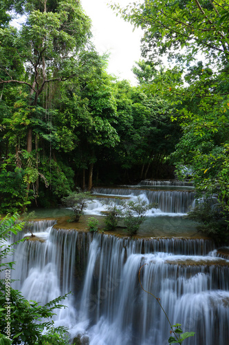 Huay Mae Kamin waterfall, Kanchanaburi, Thailand