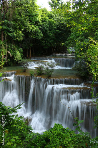 Huay Mae Kamin waterfall, Kanchanaburi, Thailand