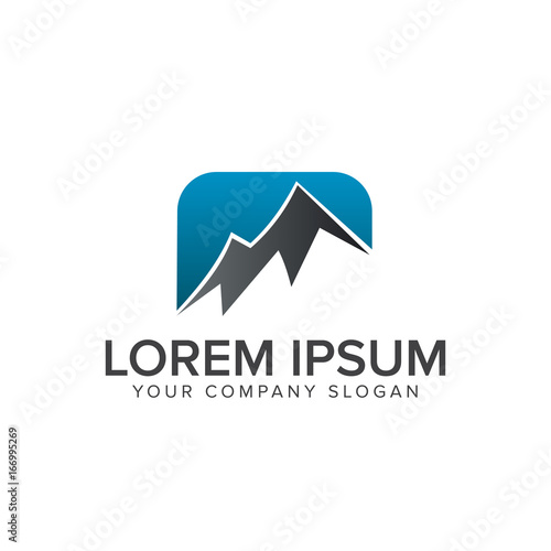 mountain logo design concept template Free Download mountain logo design concept template - GFXLoad