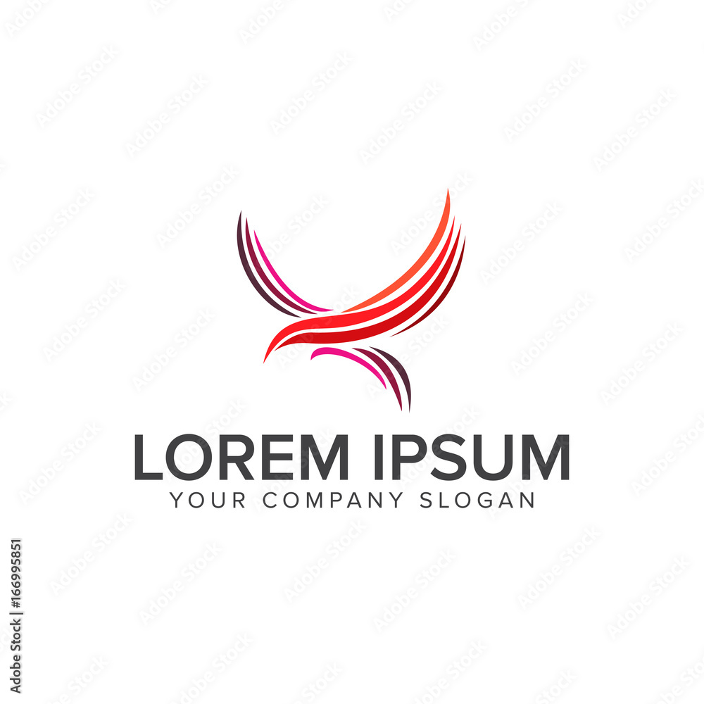 Bird logo design concept template Bird logo design concept template