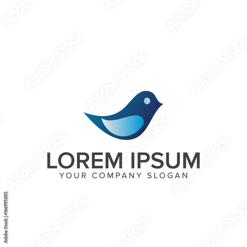 Bird logo design concept template