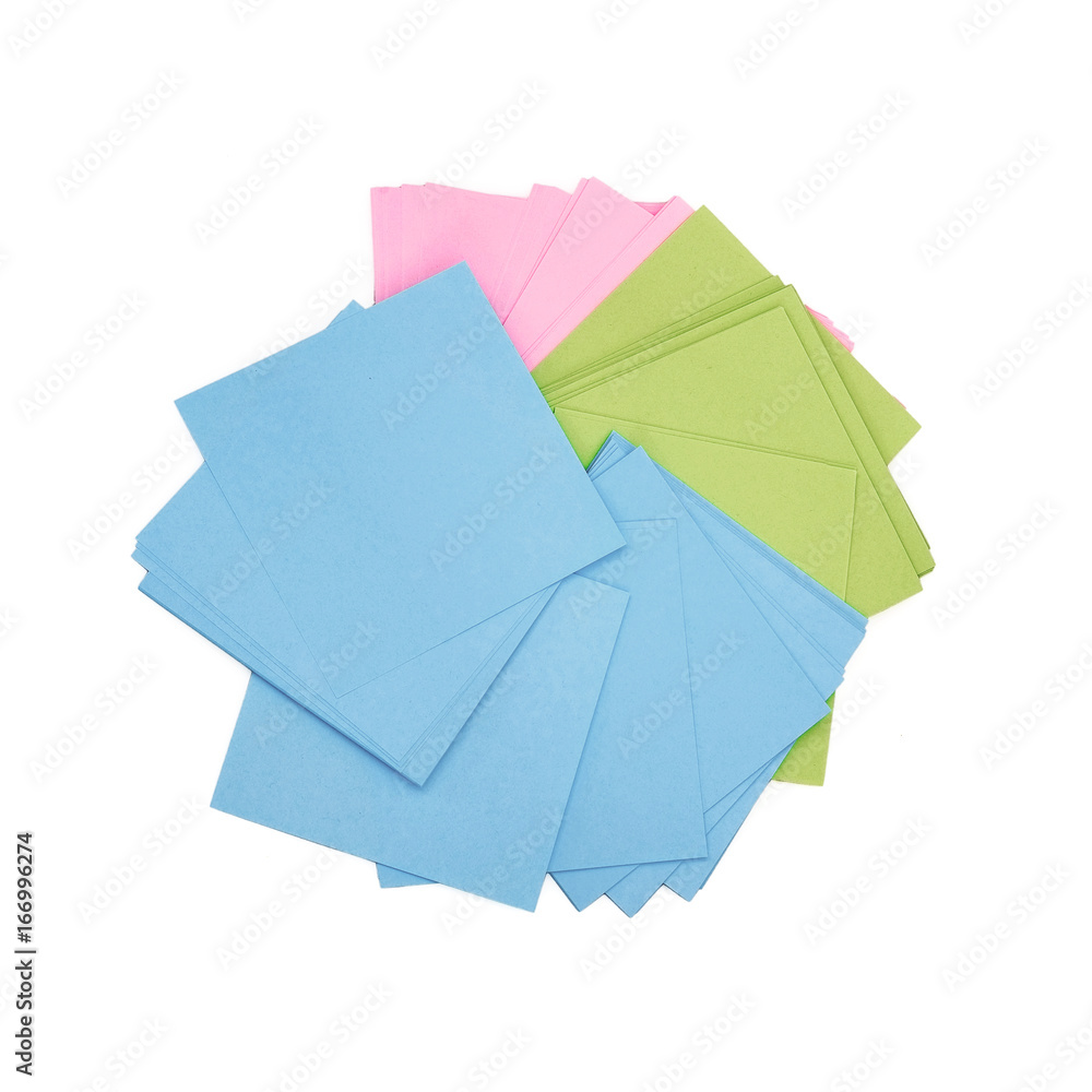 A pack of blank paper on a white background for presentation of a design project to a customer A pack of blank paper on a white background for presentation of a design project to a customer