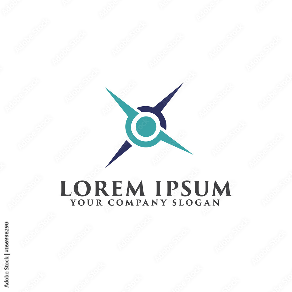 compass logo design concept template compass logo design concept template