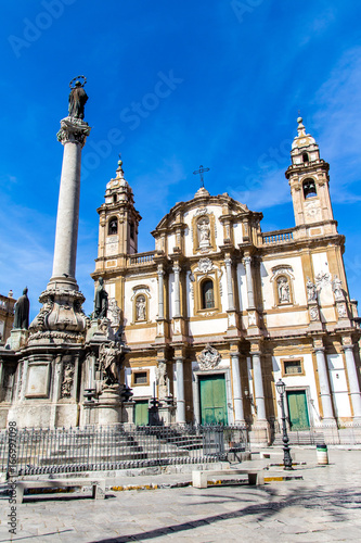 The Church of Saint Dominic in Palermo, Italy © marcociannarel