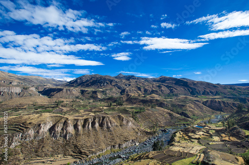 landscape in Andes. Peru.