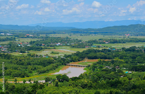 landscape of Pa Tan, Mae Tha District, Lampang , thailand