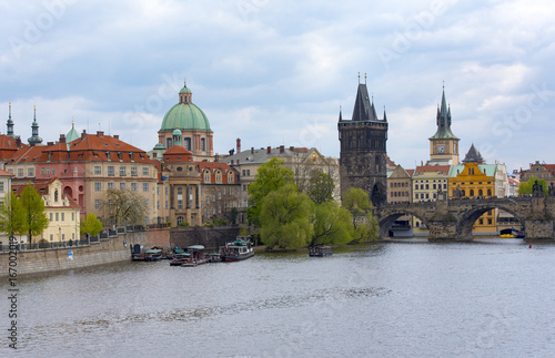 Most popular view of the main sightseeings in Prague © Savvapanf Photo ©