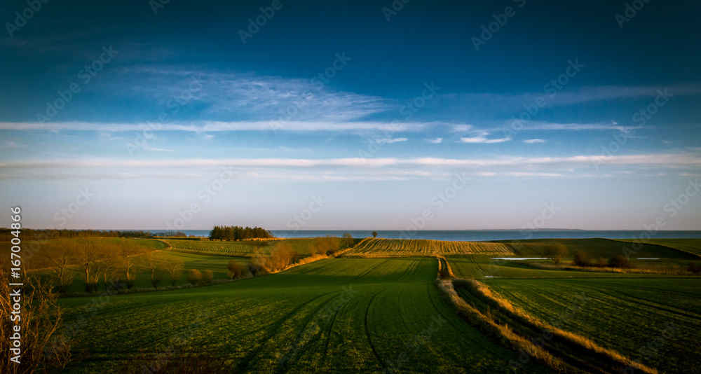 Calm seaside landscape, Samsø, Denmark