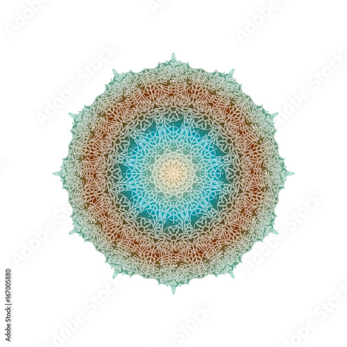 Abstract circular pattern  ornament. Vector illustration for greeting cards  .invitations  and other printing and web projects..