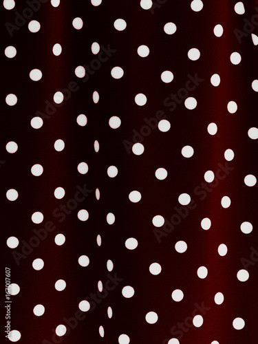 Burgundy and white dotted material dots fabric for background
