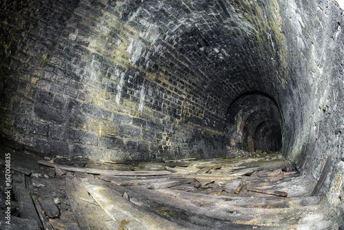 Old ruined tunnel