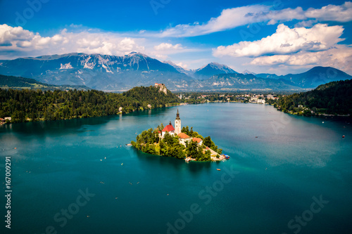 Slovenia - resort Lake Bled. photo