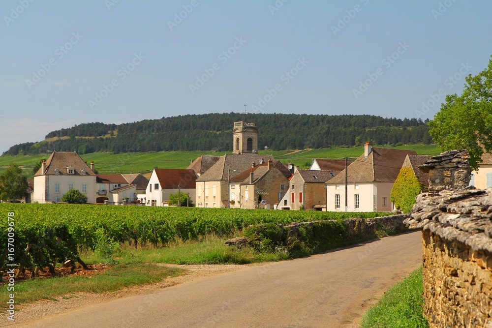 Pommard, ein Dorf im Burgund, Frankreich Pommard, ein Dorf im Burgund, Frankreich