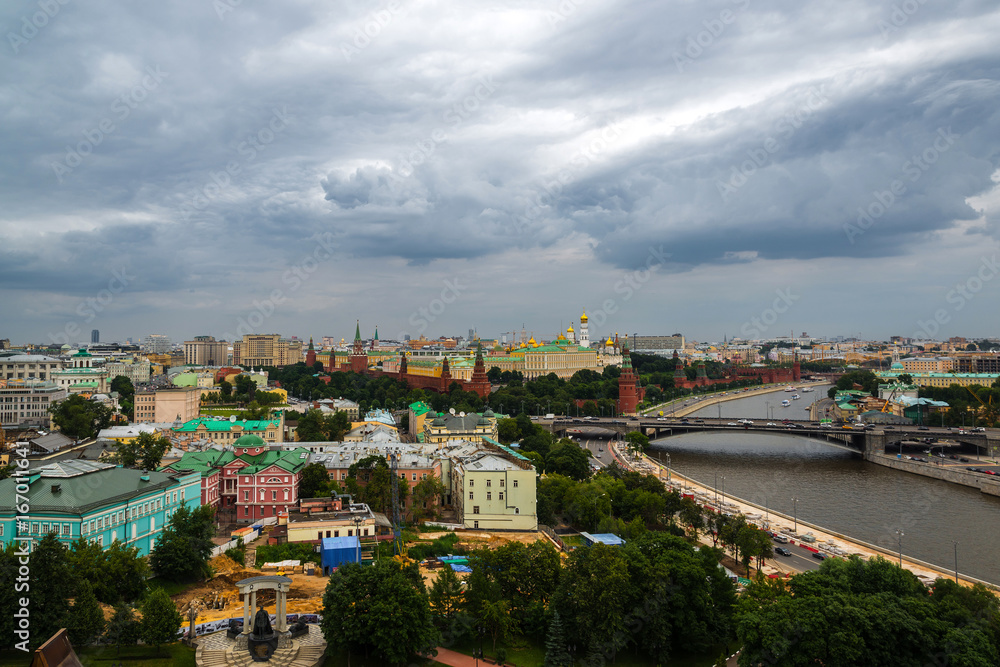 View of Kremlin and the River Moscow, Russia