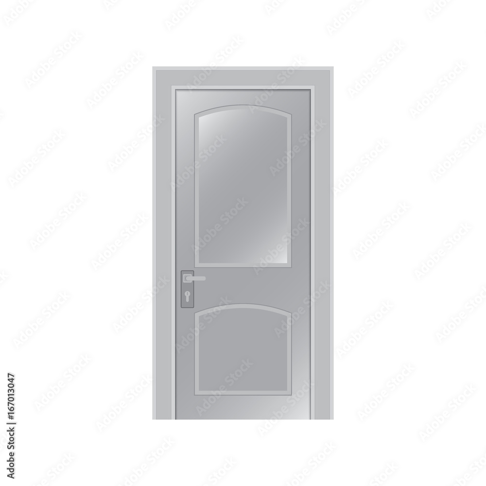 Door on a white background Door on a white background