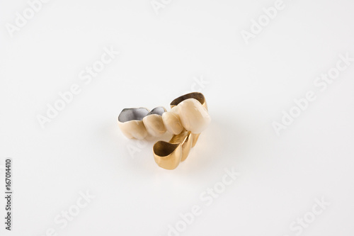 Artificial teeth made of steel