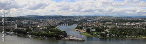 Panorama von Koblenz