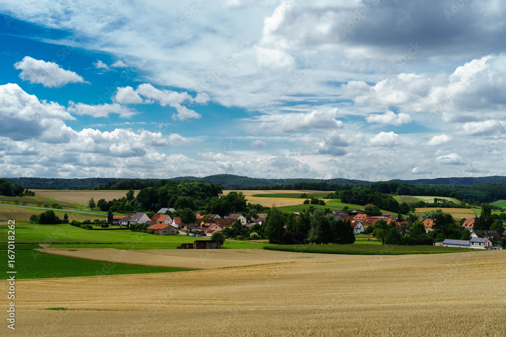 D, Bayern, Unterfranken, Landkreis Hassberge, Landschaft im Grabfeld bei Oberessfeld D, Bayern, Unterfranken, Landkreis Hassberge, Landschaft im Grabfeld bei Oberessfeld