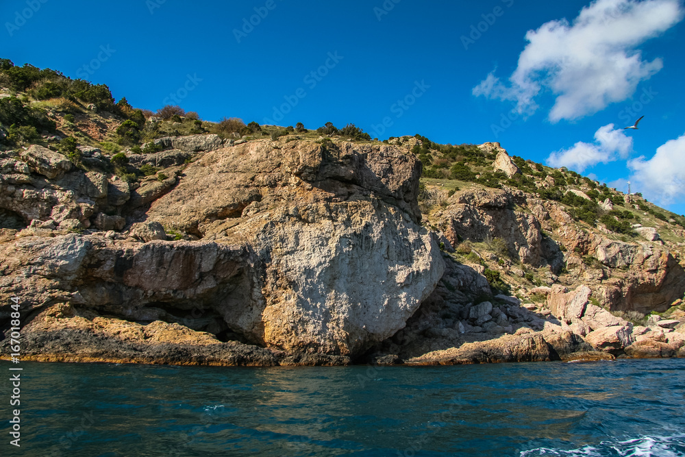 Fototapeta premium Cembalo is a Genoese fortress