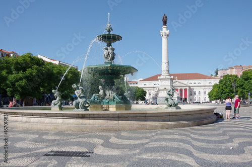 Rossio Square in Lisbon