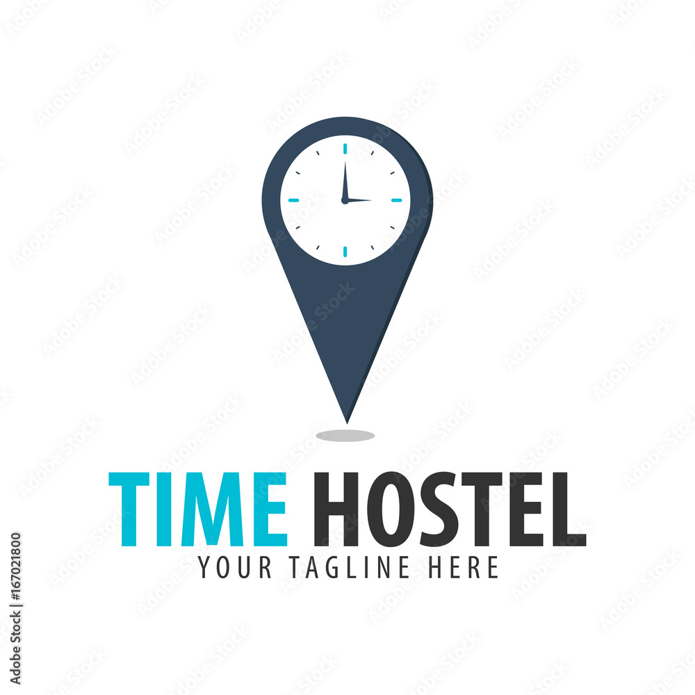 Hostel logo. Hotel logo. Travel rest place. Vector illustration. Hostel logo. Hotel logo. Travel rest place. Vector illustration.