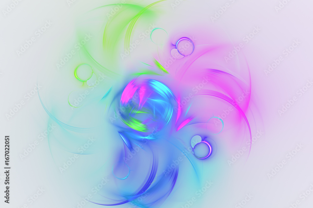 Abstract fractal background