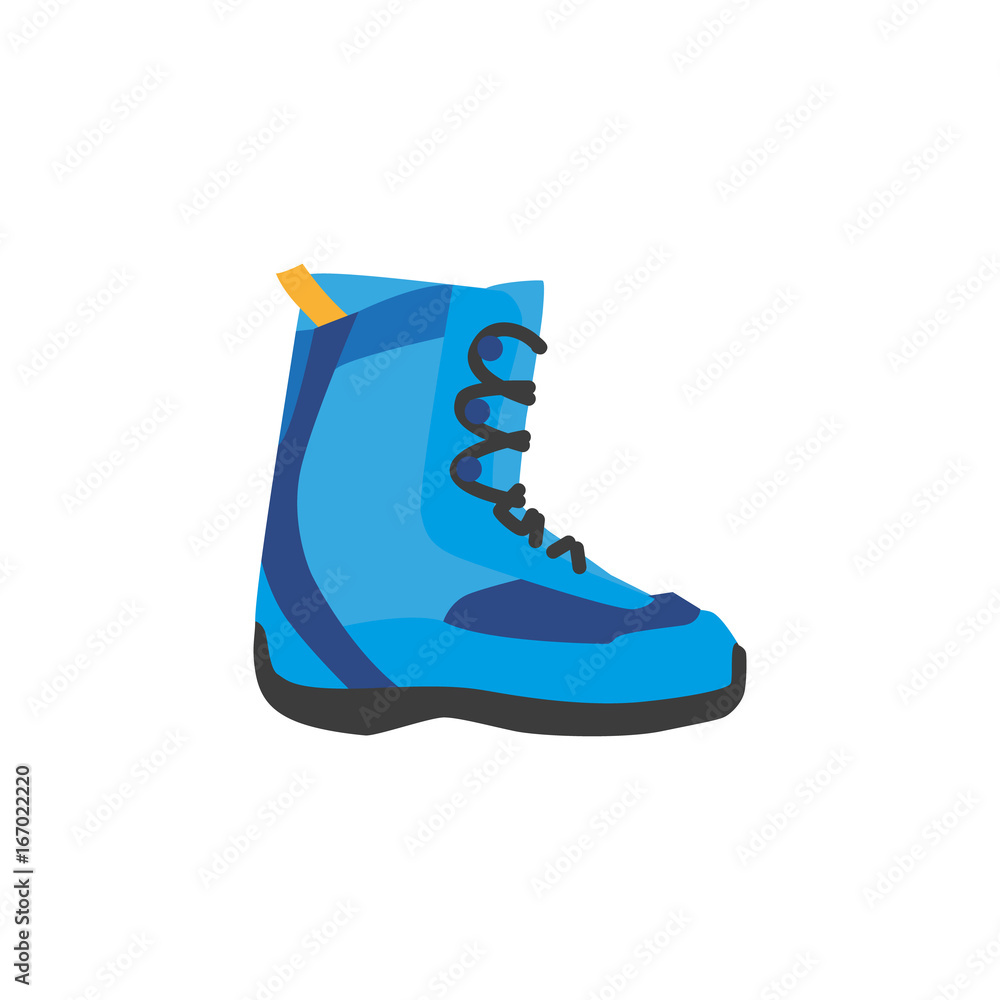 vector snowboarding boots flat icon. Isolated illustration on a white background. Snowboard, ski winter activity equipment, tools object design. vector snowboarding boots flat icon. Isolated illustration on a white background. Snowboard, ski winter activity equipment, tools object design.