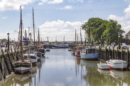 Harbour scenery in Buesum