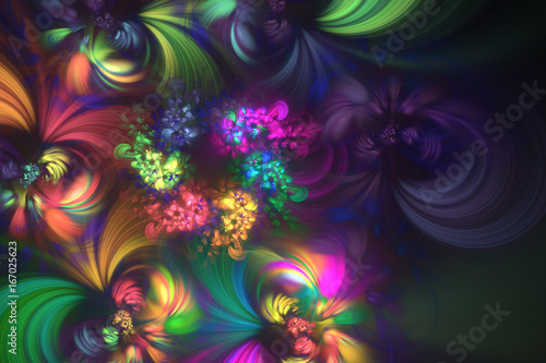 Abstract fractal background