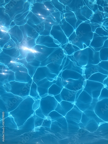 Wasserspiegelung in Swimming Pool