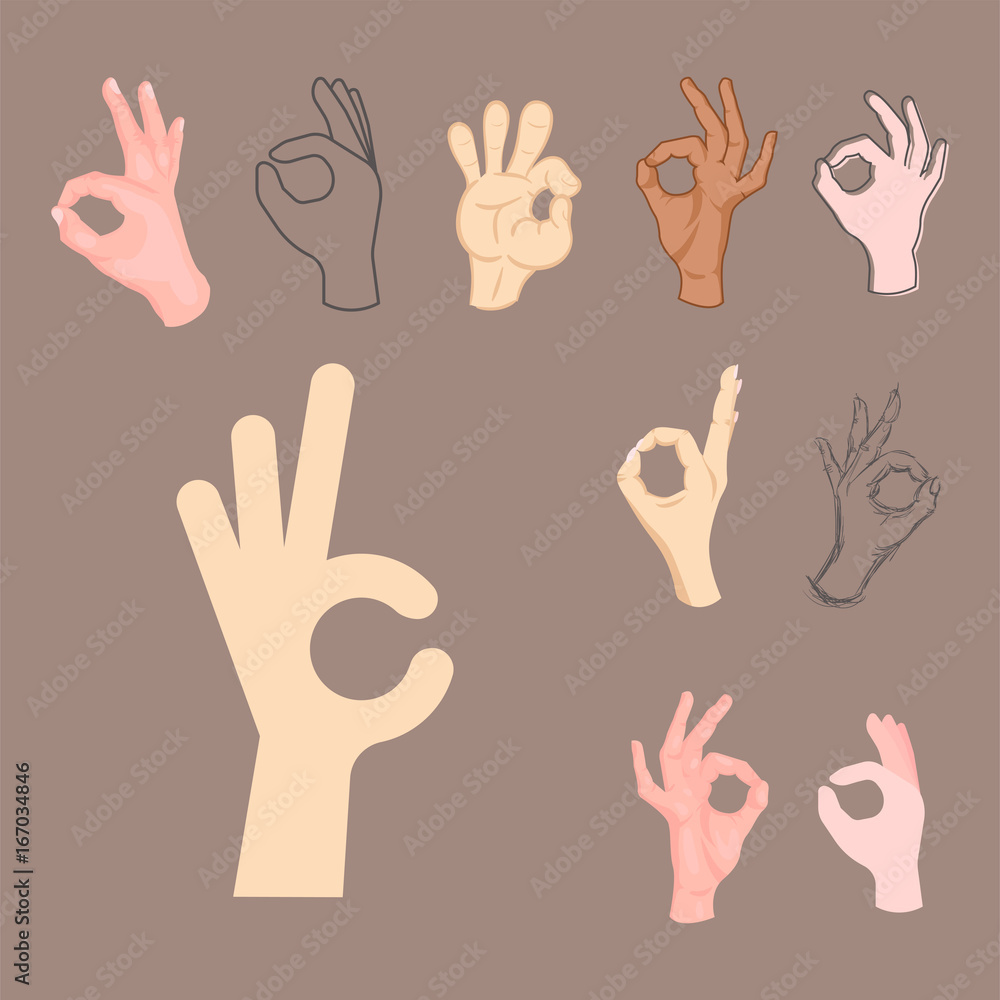 Ok hands success gesture okey yes agreement signal business human agree best approval vector. Ok hands success gesture okey yes agreement signal business human agree best approval vector.