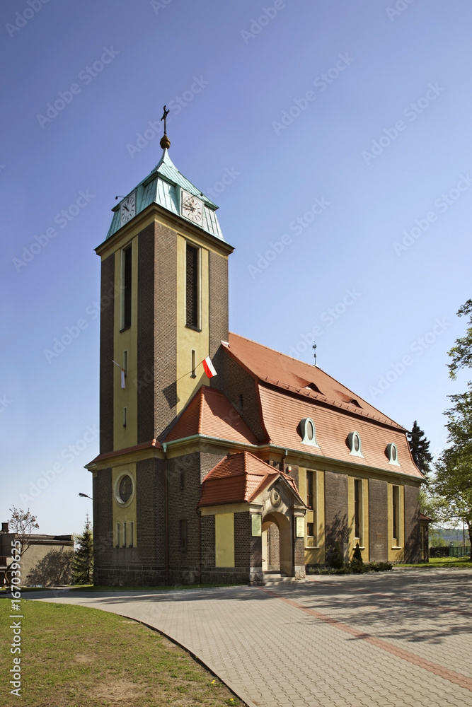 Church of St. Joseph Worker in Walbrzych. Poland