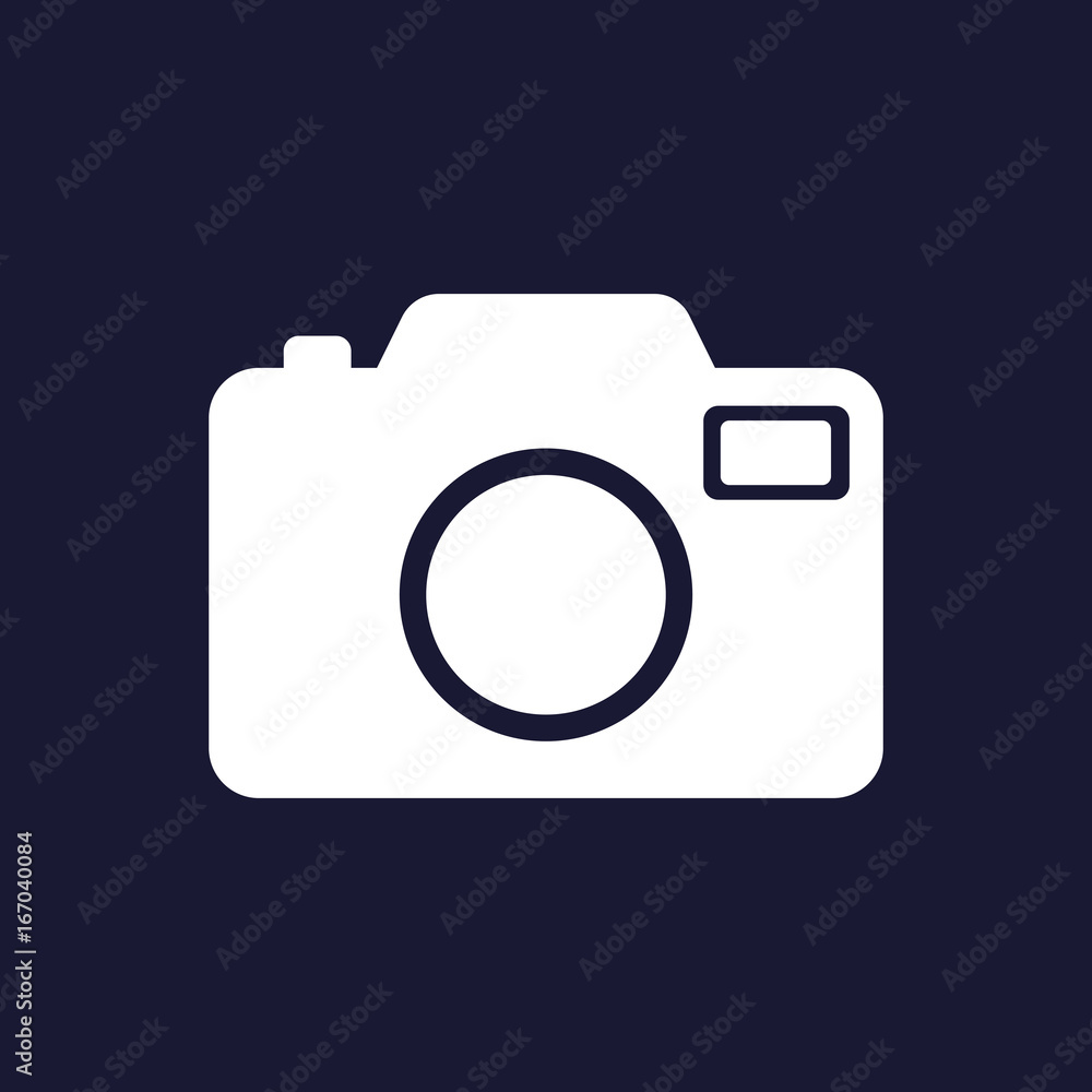 Retro camera icon vector Retro camera icon vector