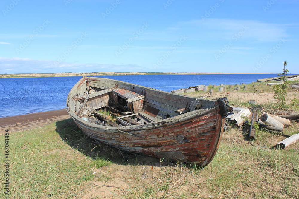 boat remains