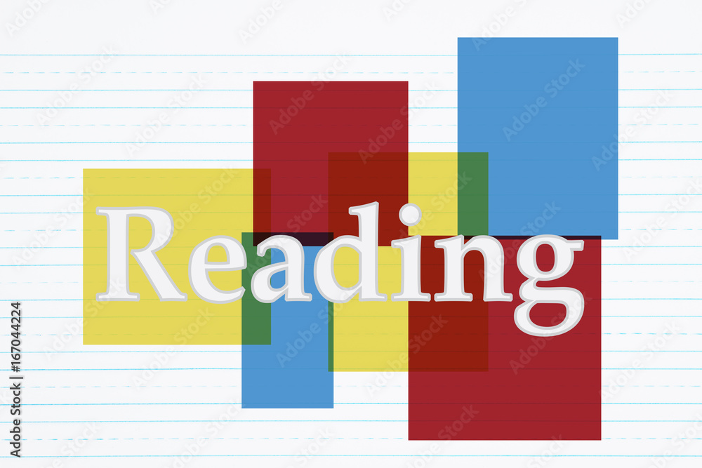 Retro lined paper with text Reading Retro lined paper with text Reading