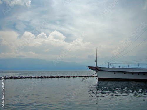 Lake Geneva in Lausanne, Switzerland