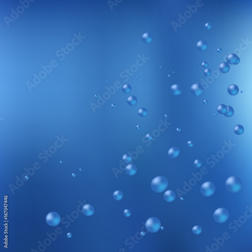 Water concept abstract background 3d effect drops02
