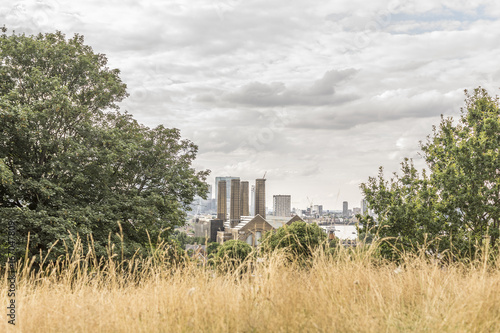 London view at Greenwich Park