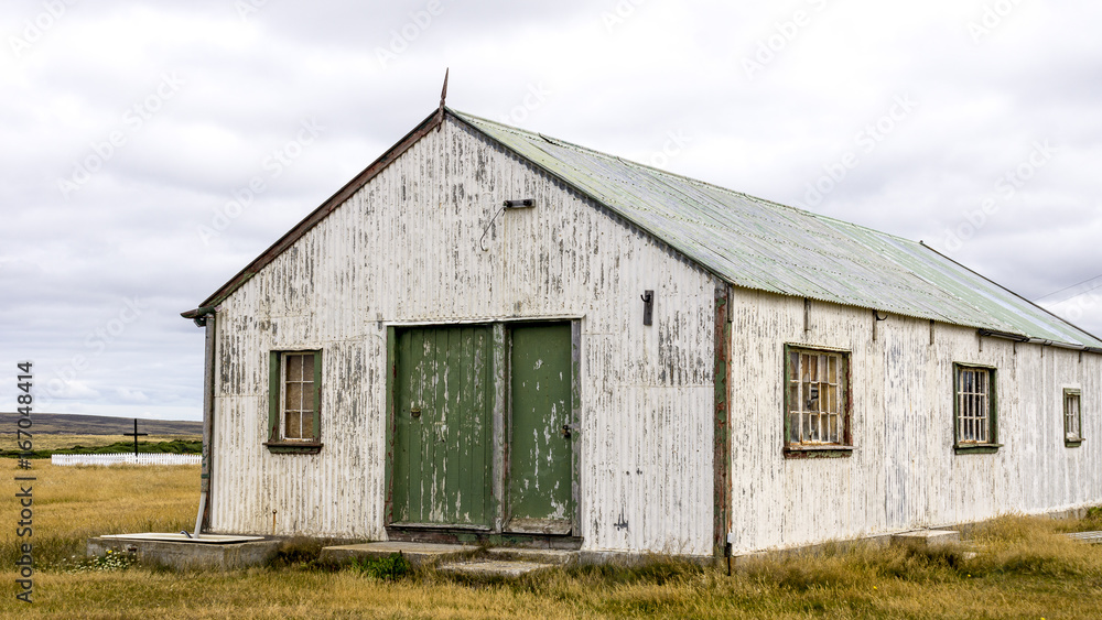 A shed in Falkland island