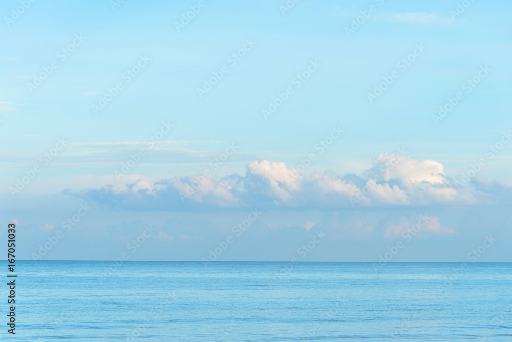 Empty sea and sky