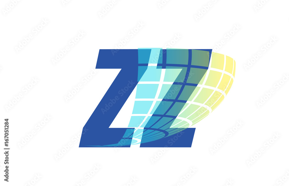 ZZ Initial Logo for your startup venture