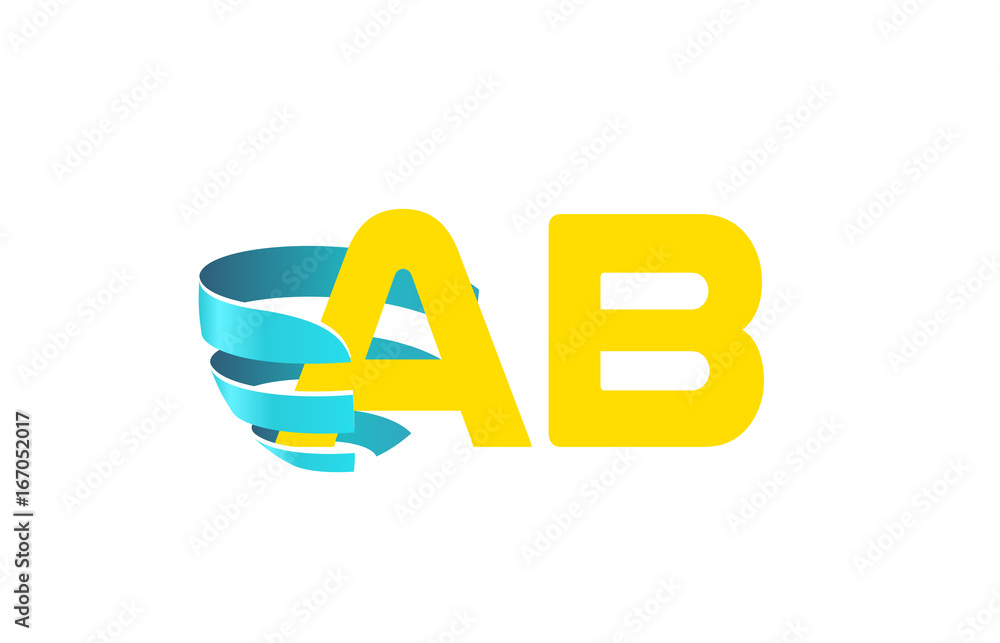 AB Initial Logo for your startup venture AB Initial Logo for your startup venture