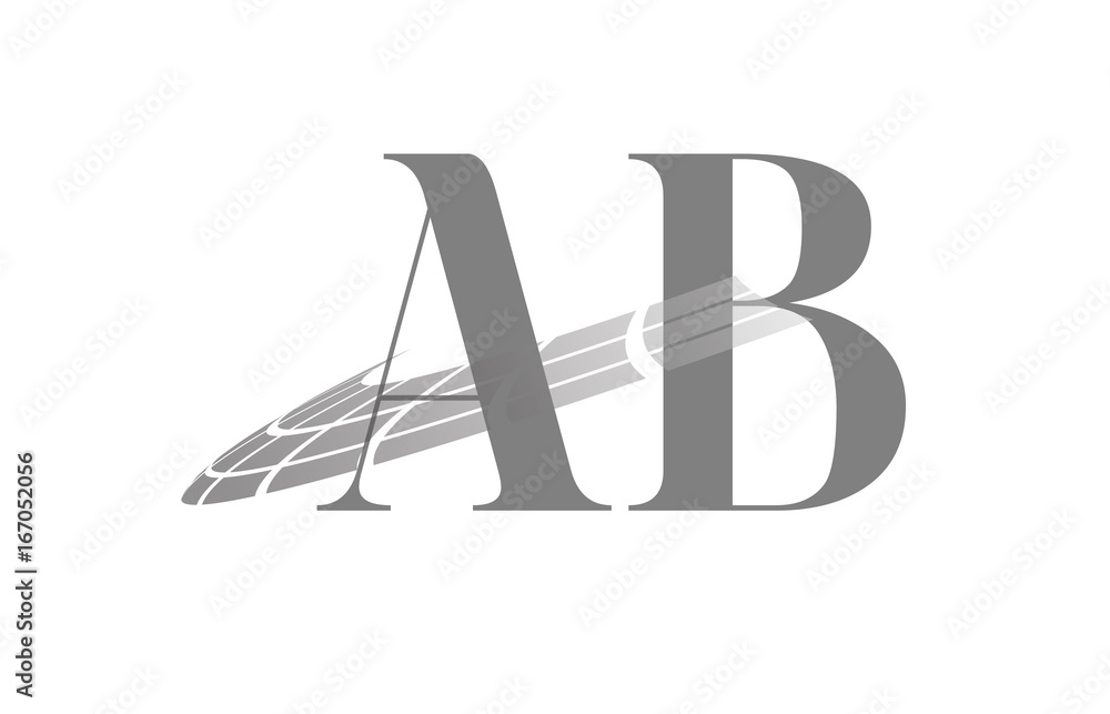AB Initial Logo for your startup venture AB Initial Logo for your startup venture