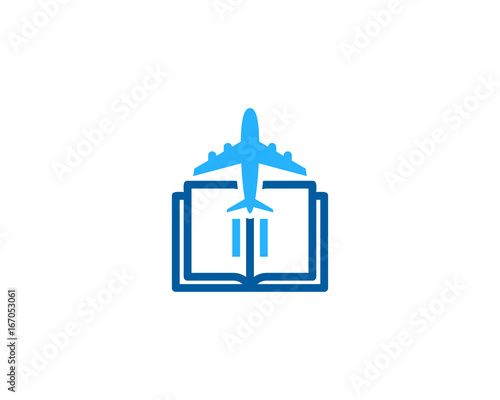 Trip Book Icon Logo Design Element