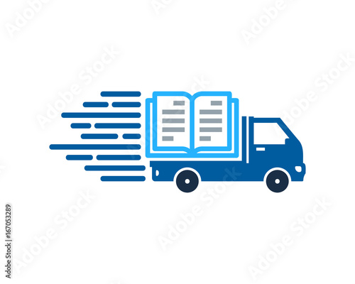 Delivery Book Icon Logo Design Element
