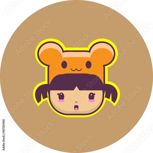 CUTE HAT HAMSTER GIRL